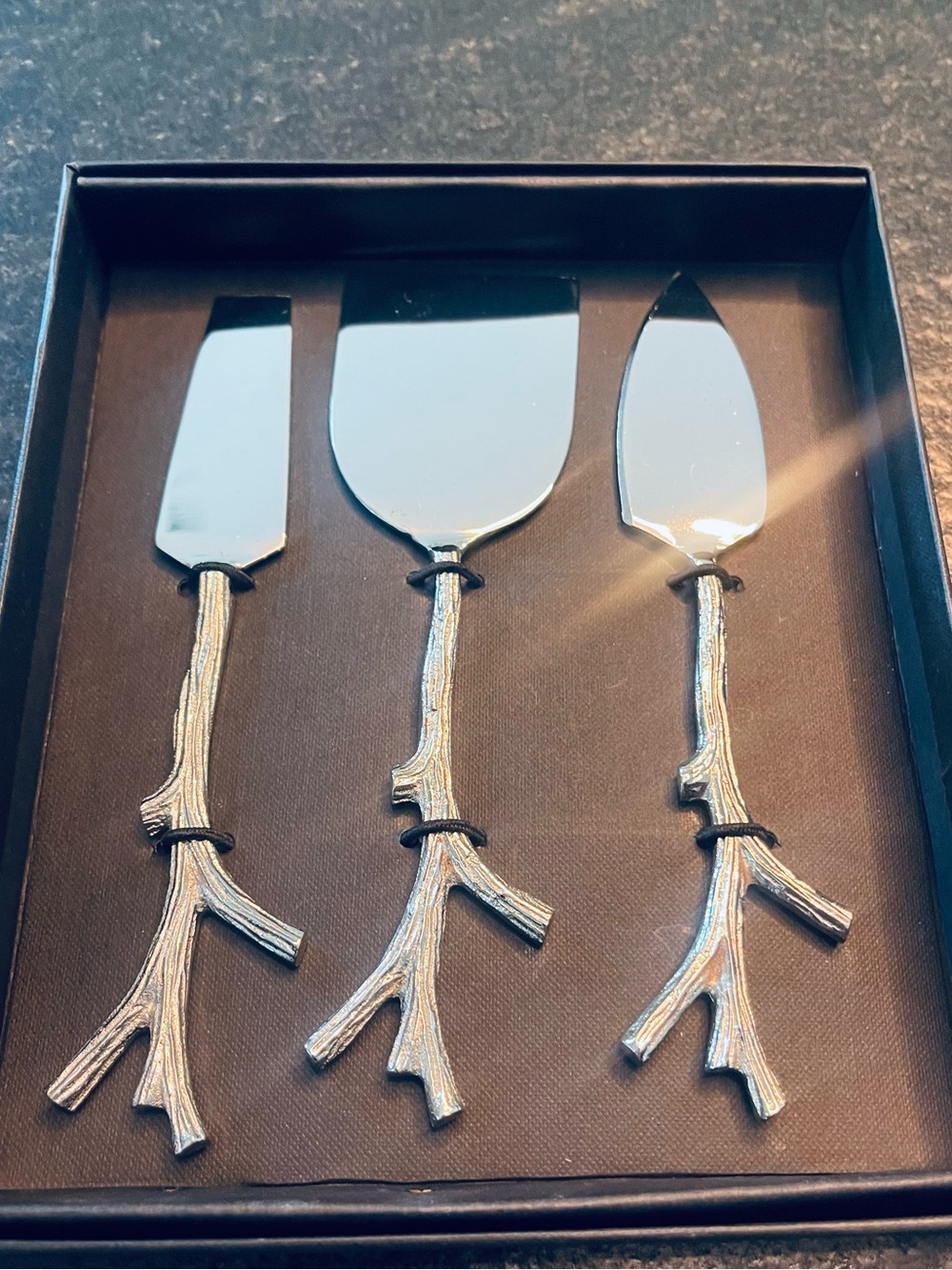 NEW! Cheese Knives Set of 3 NIB